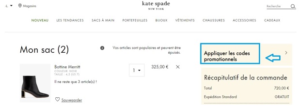 Code Promo Kate Spade